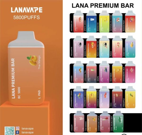 LANA PREMIUM BAR 5800 PUFF - Image 2